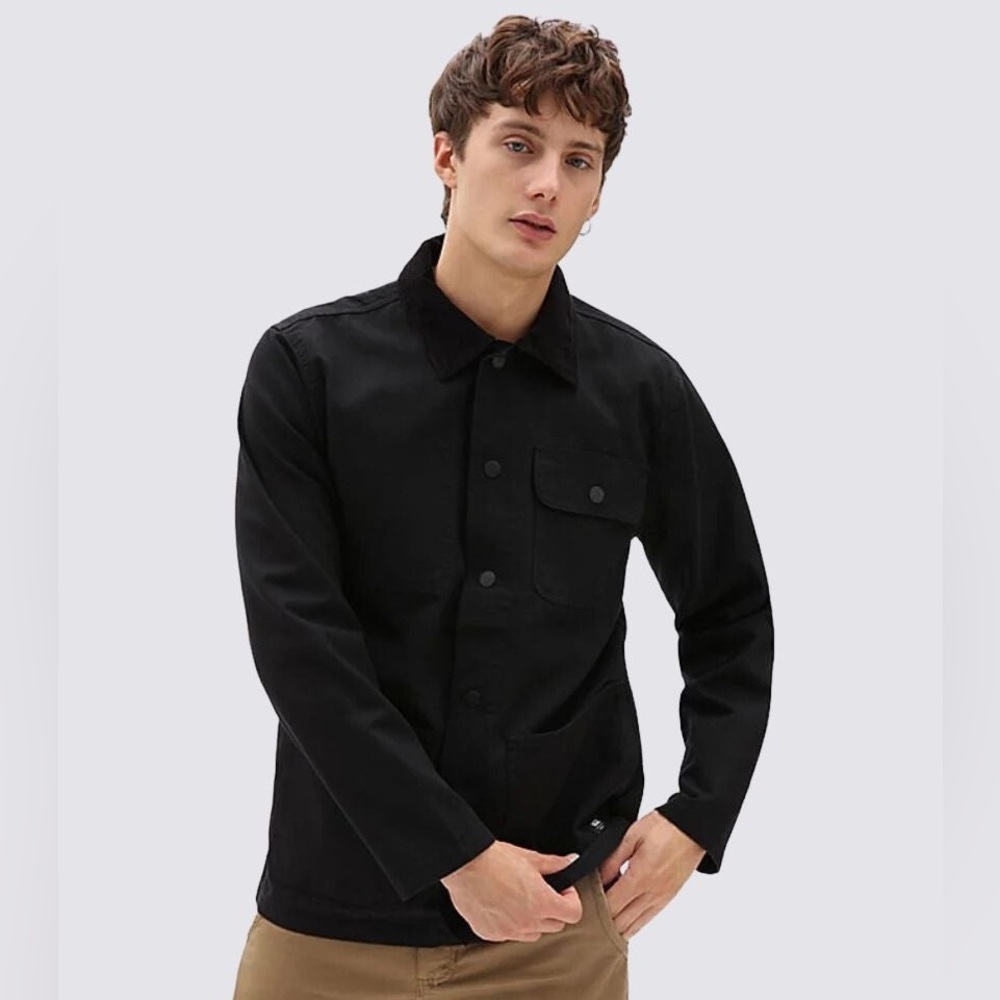 NWOT Vans Men's Drill Chore Coat Jacket Black, Medium‎ - Picture 2 of 12